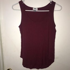 Maroon Old Navy tank top